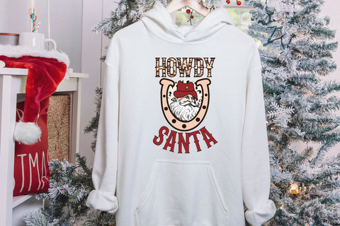 Howdy Santa | Western Christmas Sublimation Sublimation CraftLabSVG 