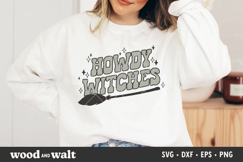 Howdy Witches SVG | Western Halloween SVG SVG Wood And Walt 