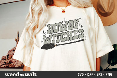 Howdy Witches SVG | Western Halloween SVG SVG Wood And Walt 