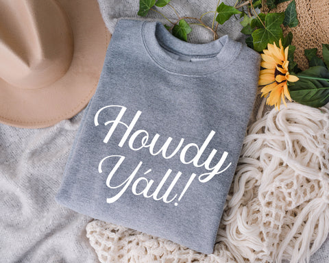 Howdy Y'all svg, Howdy Honey svg, Howdy yall svg, Southern svg, Cowboy Svg, Cowgirl Svg, Western Svg, Southern Svg, svg for shirt, svg files SVG Fauz 