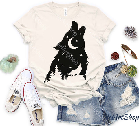 Howling Wolf SVG, Wolf Head SVG, Animal SVG SVG _HelArtShop_ 