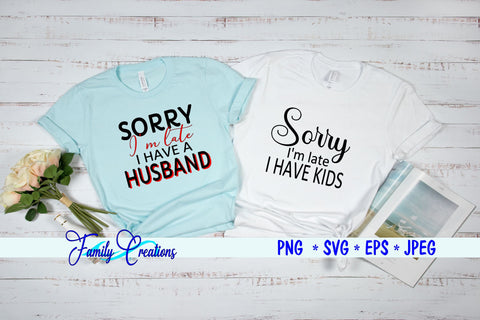 Huband Kids Late Bundle SVG Family Creations 