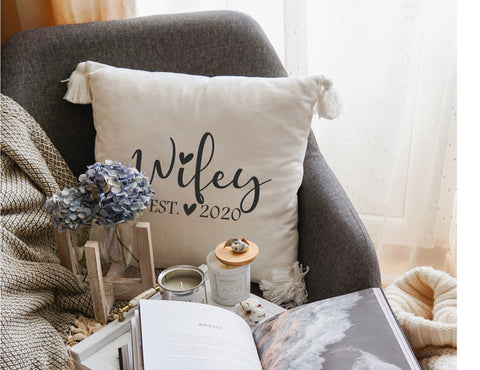 Hubby wifey shirts, customize your year, Couple T-Shirt Wifey and Hubby Est Date, Couple Tees, Hubby svg, Wifey svg, Engagement Gift, dxf SVG MyDesiredSVG 