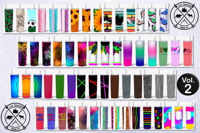 HUGE 20 oz. Skinny Tumbler Sublimation Bundle VOL. 2 Sublimation Last Frontier Design Co. 