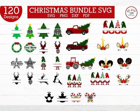 HUGE Christmas bundle SVG,gnome,santa mail,bauble,cardinal SVG Redearth and gumtrees 