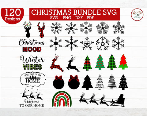 HUGE Christmas bundle SVG,gnome,santa mail,bauble,cardinal SVG Redearth and gumtrees 