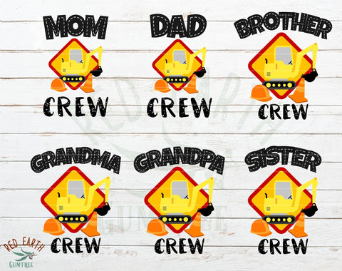 HUGE construction theme bundle SVG, construction birthday SVG Redearth and gumtrees 