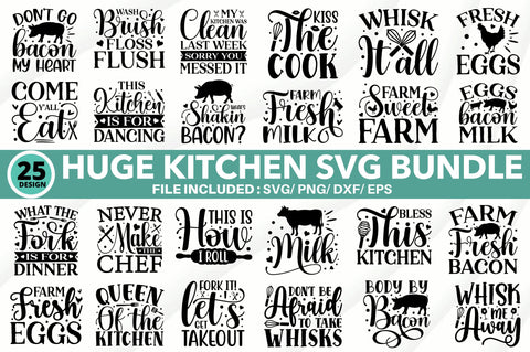 Huge kitchen SVG Bundle SVG Regulrcrative 