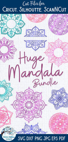 Huge Mandala Bundle | 36 Mandala SVGs SVG Wispy Willow Designs 