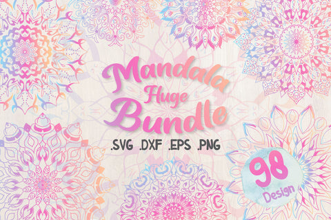 Huge Mandala Bundle SVG, Vector Mandala, Big Collection SVG artnoy 