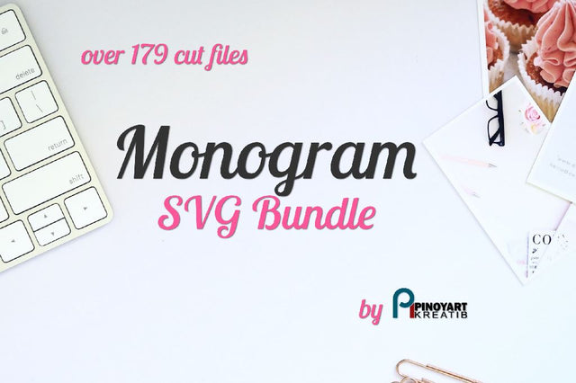 Huge Monogram Svg Bundle SVG Pinoyart Kreatib