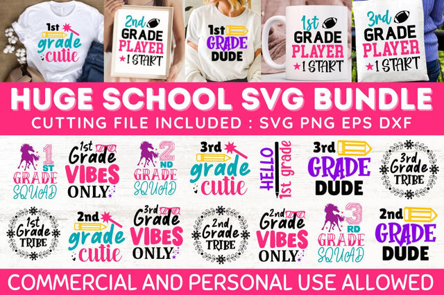 Huge School SVG Bundle SVG Designangry 