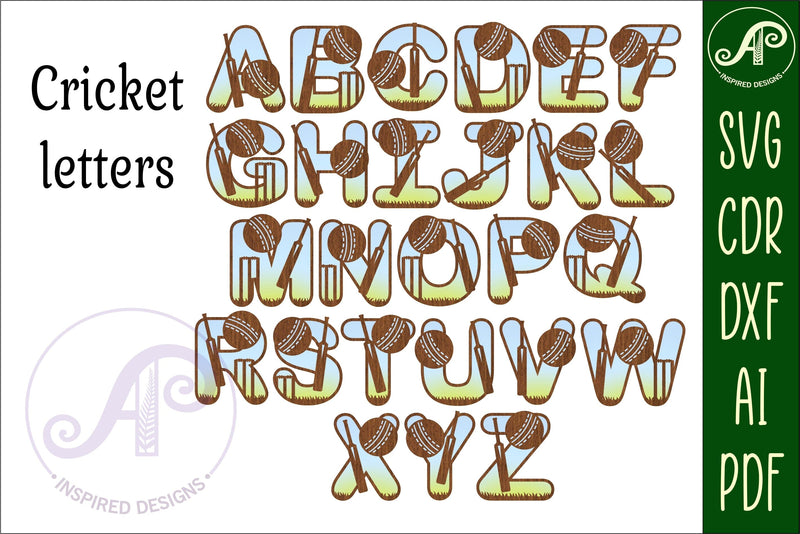 HUGE sport ball name letters set. 182 x 2 layer letters. - So Fontsy