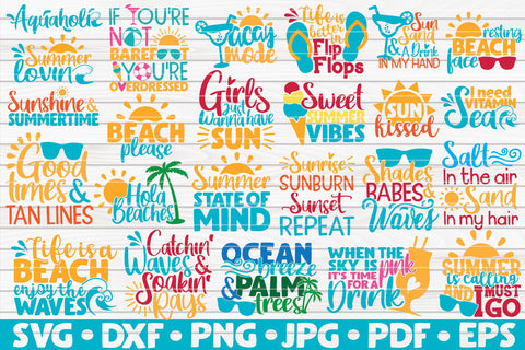 Huge Summer Bundle SVG | 114 designs SVG HQDigitalArt 