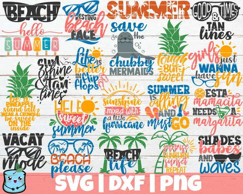 HUGE Summer Bundle SVG MintyMarshmallows 