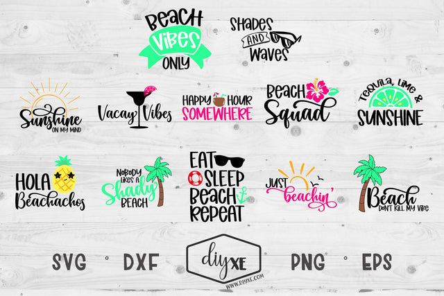 Huge Vacay Bundle SVG DIYxe Designs