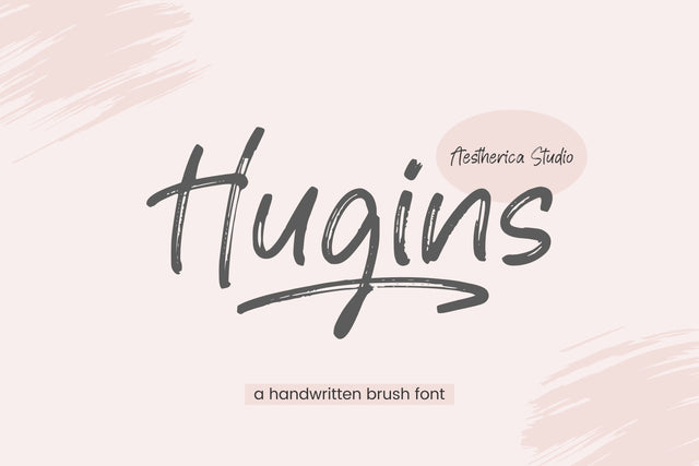 Hugins Font Aestherica Studio 