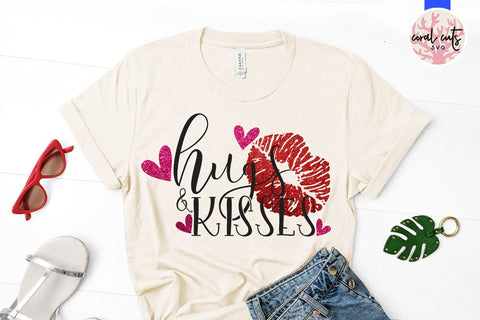 Hugs And Kisses – Love & Valentine SVG EPS DXF PNG SVG CoralCutsSVG 