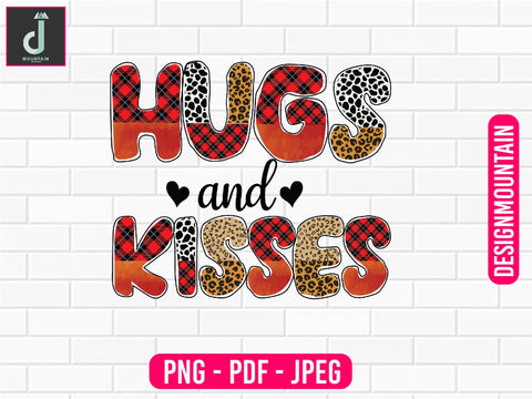 Hugs and kisses Sublimation design Sublimation Alihossainbd 