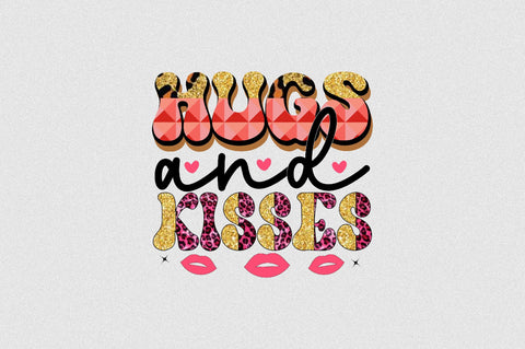 hugs and kisses Sublimation SVGArt 