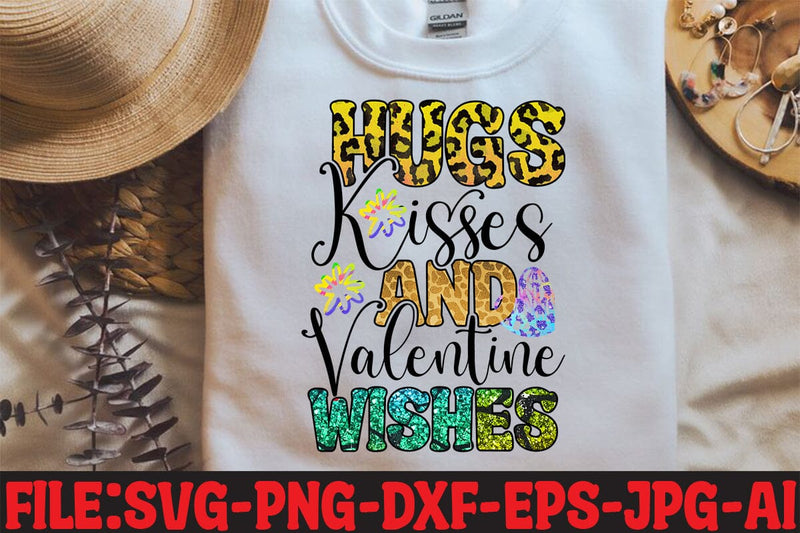 Hugs Kisses And Valentine Wishes Sublimation Sublimation MStudio 