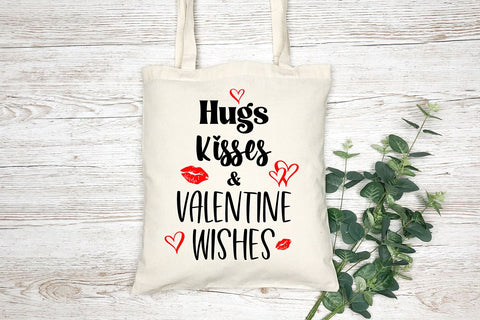 Hugs Kisses and Valentine Wishes SVG SVG B Renee Design 
