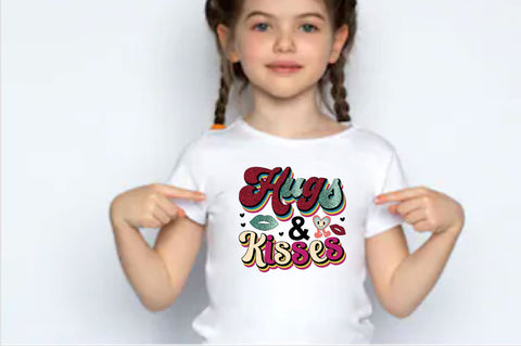 Hugs & Kisses Sublimation SVGArt 