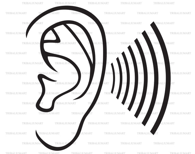 Human ear SVG TribaliumArtSF 