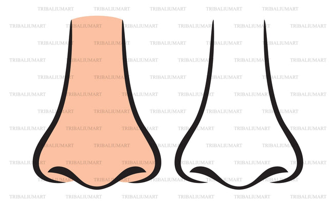 Human nose SVG TribaliumArtSF 