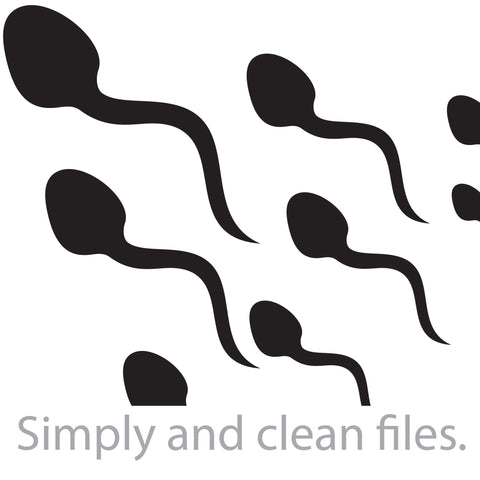 Human sperm and egg cell SVG TribaliumArtSF 