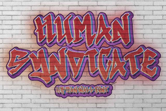 Human Syndicate Font Prasetya Letter 