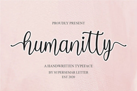 Humanitty Font Supersemar Letter 