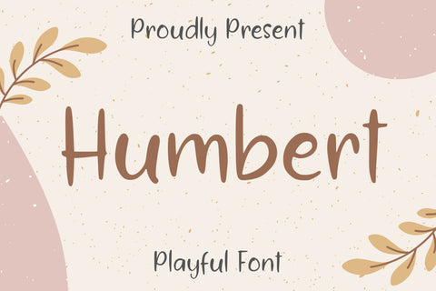 Humbert Font Font Aisyah 