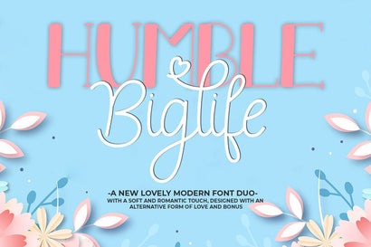 Humble Biglife Duo Font Font Studio Natural Ink 