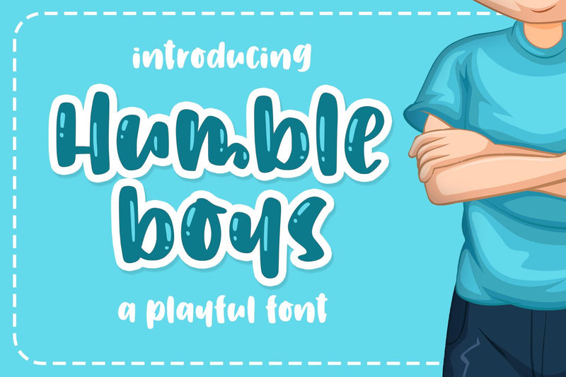 Humble Boys Font Abo Daniel Studio 