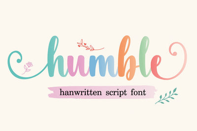 Humble Font Mozarella 