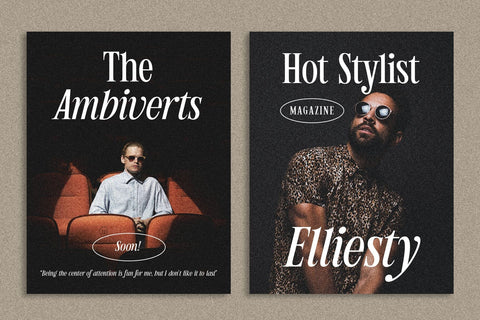 Humble Nostalgia - Elegant Serif Font Arterfak Project 