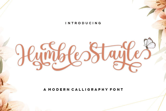 Humble Stayle Font RomieStudio 