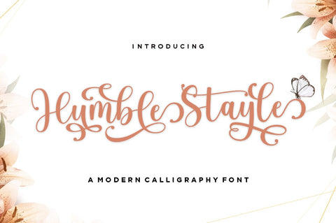 Humble Stayle Font RomieStudio 