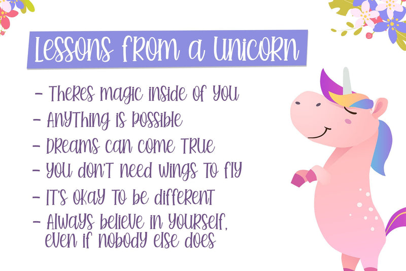 Humble Unicorns Font (Crafter Fonts, Cricut Fonts, Craft Fonts, Kids ...