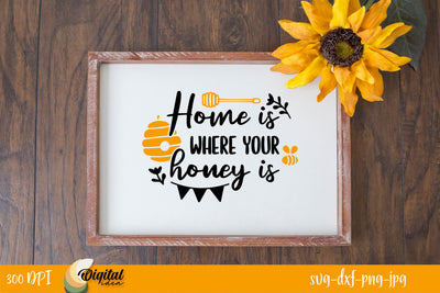 Humble&Kind | Bee Cute&Funny Quotes | Bee Photo Frames SVG Evgenyia Guschina 