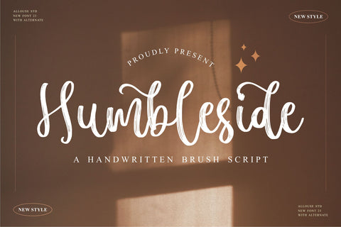Humbleside Font Allouse.Studio 