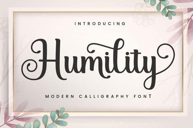 Humility Font Manjali_Studio 