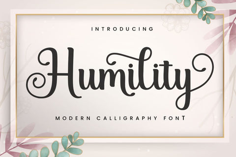 Humility Font Manjali_Studio 