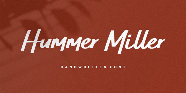 Hummer Miller Font Allouse.Studio 