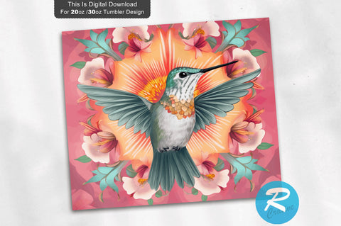 Hummingbird 20 oz / 30 oz Tumbler PNG Sublimation Regulrcrative 