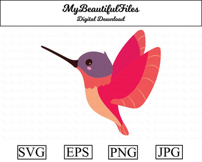 Hummingbird - Animal SVG MyBeautifulFiles 