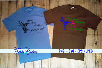Hummingbird Bundle SVG Family Creations 