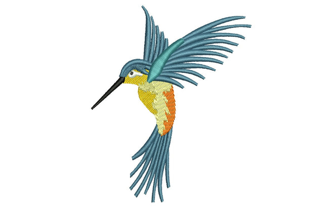 Hummingbird Embroidery Design. Bird Machine Embroidery. Embroidery/Applique DESIGNS NextEmbroidery 