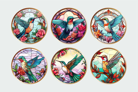 Hummingbird Keychain Sublimation Bundle, Summer Keychain Sublimation OrangeBrushStudio 